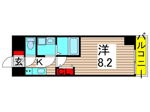 LEXE綾瀬(701)の物件間取画像